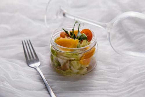 Изображение Мини салат с запеченной  тыквой